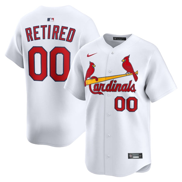 St. Louis Cardinals Nike Home Limited Pick-A-Player Retired Roster Jersey - White