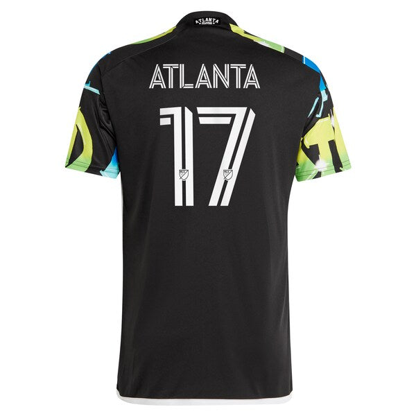 Atlanta Supporters Atlanta United FC adidas 2024 The 404 Replica Player Jersey - Black