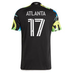 Atlanta Supporters Atlanta United FC adidas 2024 The 404 Replica Player Jersey - Black