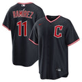 José Ramírez Cleveland Guardians Nike Alternate Replica Jersey - Navy/Red