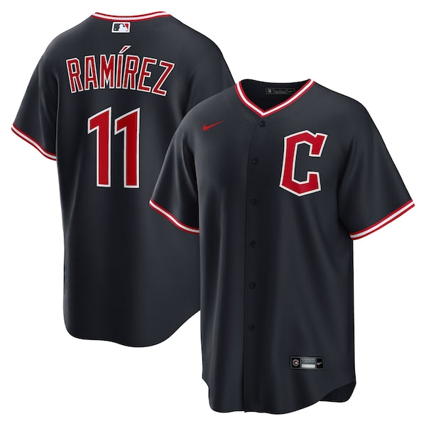 José Ramírez Cleveland Guardians Nike Alternate Replica Jersey - Navy/Red