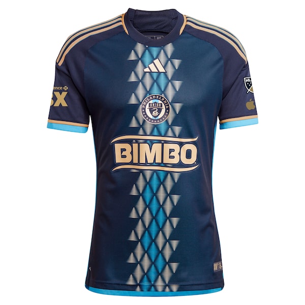 Philadelphia Union adidas 2024 Primary Authentic Custom Jersey - Navy