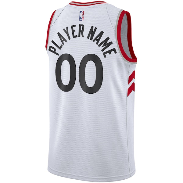 Toronto Raptors Nike 2020/21 Swingman Custom Jersey - Association Edition - White