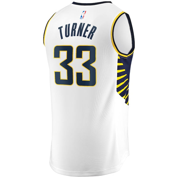 Myles Turner Indiana Pacers  Fast Break Replica Player Jersey - White - Association Edition
