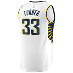 Myles Turner Indiana Pacers  Fast Break Replica Player Jersey - White - Association Edition
