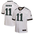 A.J. Brown Philadelphia Eagles Nike Youth Game Jersey - White/Green