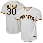 Paul Skenes Pittsburgh Pirates Nike Youth Home Replica Player Jersey - White