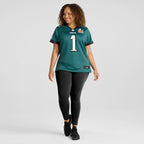 Jalen Hurts Philadelphia Eagles Nike Women's Super Bowl LIX Game Player Jersey - Midnight Green