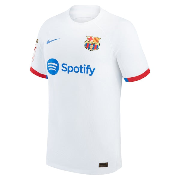 Barcelona Nike 2023/24 Away Match Authentic Jersey - White