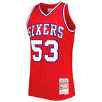 Darryl Dawkins Philadelphia 76ers Hardwood Classics 1979/80 Swingman Jersey - Red
