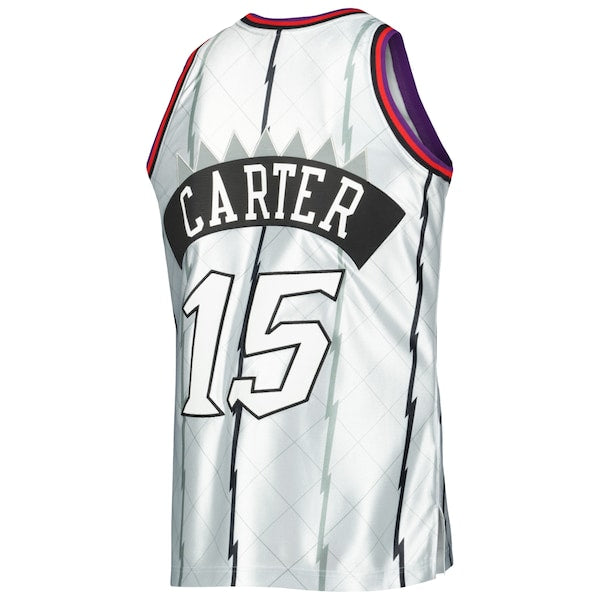 Vince Carter Toronto Raptors 1998/99 Hardwood Classics 75th Anniversary Swingman Jersey - Platinum