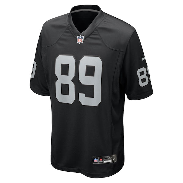 Brock Bowers Las Vegas Raiders Nike Youth Team Game Jersey - Black
