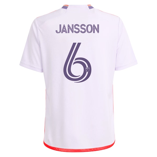 Robin Jansson Orlando City SC adidas Youth 2024 Legacy Kit Replica Player Jersey – Purple