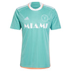 Lionel Messi Inter Miami CF adidas 2024 Archive Replica Player Jersey - Aqua