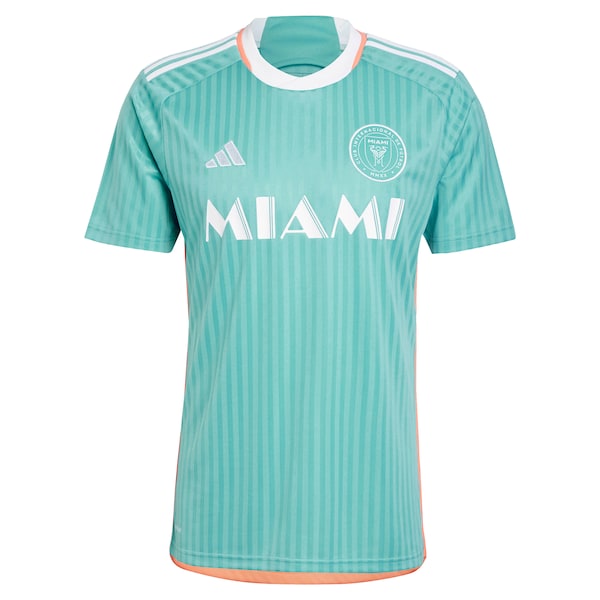 Lionel Messi Inter Miami CF adidas 2024 Archive Replica Player Jersey - Aqua
