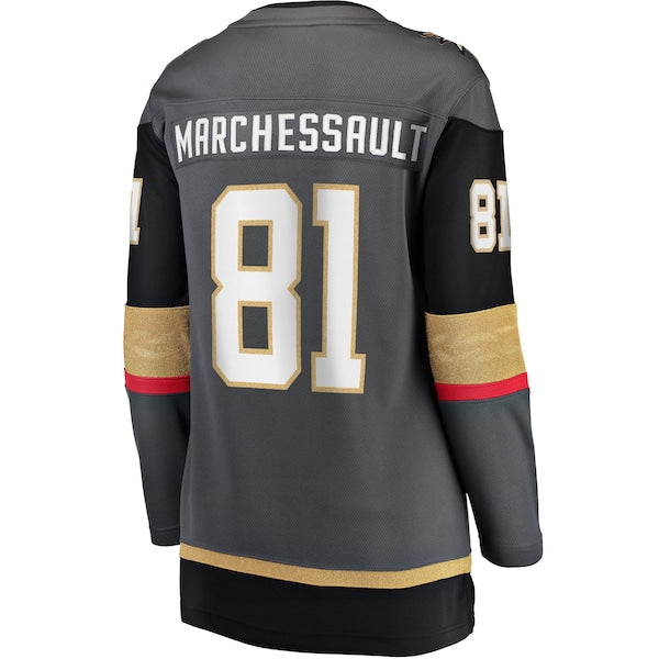 Jonathan Marchessault Vegas Golden Knights  Women's Home Breakaway Jersey - Gray