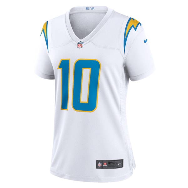 Justin Herbert Los Angeles Chargers Nike Women's Game Jersey - White