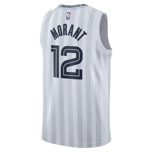 Ja Morant Memphis Grizzlies Nike Unisex 2025/26 Swingman Jersey - White - City Edition