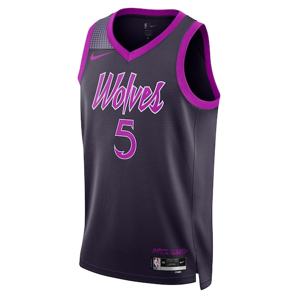 Anthony Edwards Minnesota Timberwolves Nike Unisex 2025/26 Swingman Jersey - Purple - City Edition