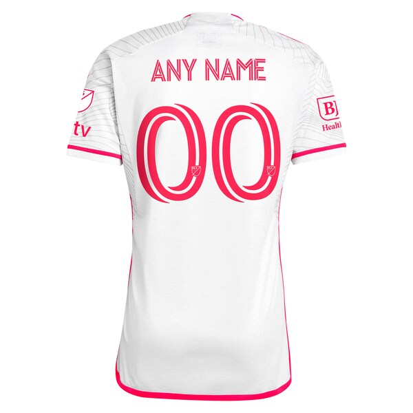 St. Louis City SC adidas 2024 The Confluence Kit Authentic Custom Jersey - White