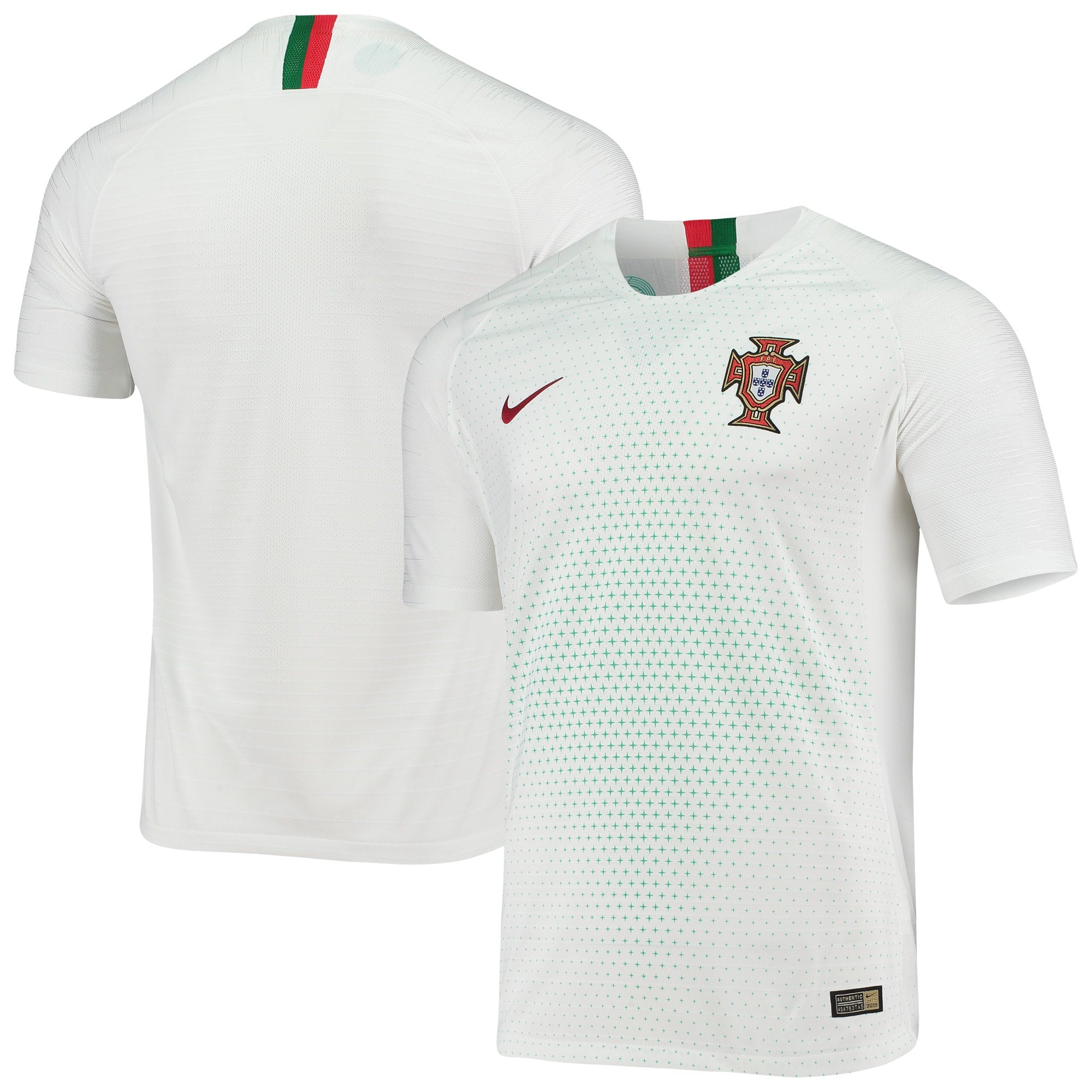 Portugal National Team Nike Authentic Away Jersey - White/Red