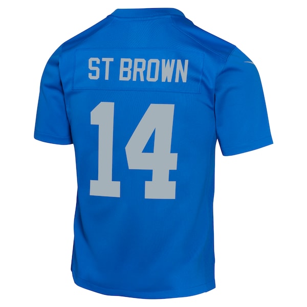 Amon-Ra St. Brown Detroit Lions Nike Youth Alternate Game Jersey -  Blue