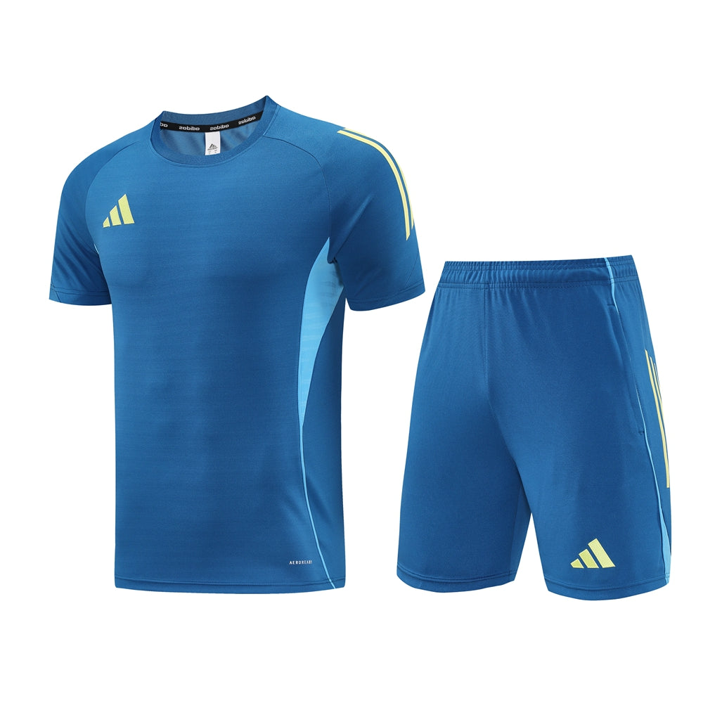 Adidas Short Sleeve Training Jersey Set - AD09- Dark Blue