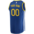 Golden State Warriors  Youth 2019/20 Fast Break Custom Replica Jersey Royal - Icon Edition