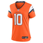 Bo Nix Denver Broncos Nike Women's Game Jersey -  Orange