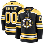 Boston Bruins  Home Premium Custom Jersey - Black/White