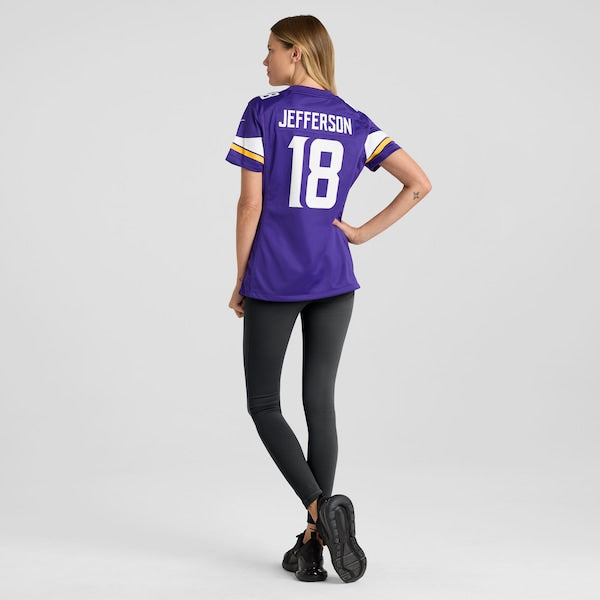 Justin Jefferson Minnesota Vikings Nike Women's  Game Jersey -  Purple