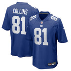 Beaux Collins New York Giants Nike Team Game Jersey -  Royal