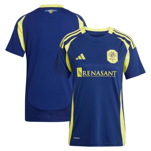 Nashville SC adidas Women's 2025 The Heart of Nashville Kit Replica Jersey - Navy