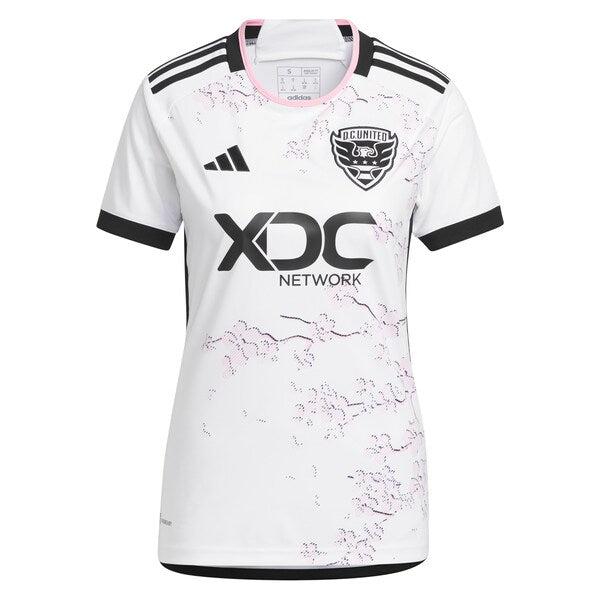 D.C. United adidas Women's 2024 The Cherry Blossom Kit Replica Custom Jersey - White