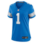 Jameson Williams Detroit Lions Nike Women's Game Player Jersey - Blue/Black