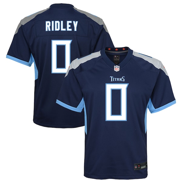 Calvin Ridley Tennessee Titans Nike Youth Team Game Jersey - Navy/Light Blue