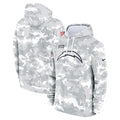 Los Angeles Chargers Nike 2024 Salute to Service Club Fleece Pullover Hoodie - Arctic Camo