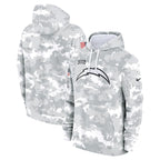 Los Angeles Chargers Nike 2024 Salute to Service Club Fleece Pullover Hoodie - Arctic Camo