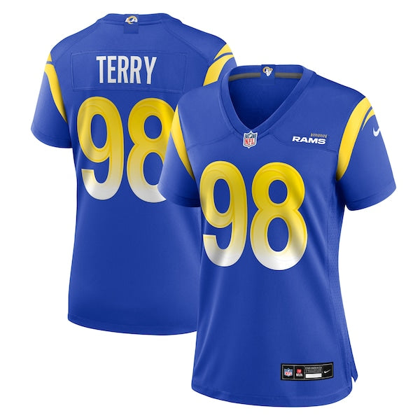Da'Jon Terry Los Angeles Rams Nike Women's Team Game Jersey -  Royal
