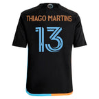 Thiago Martins New York City FC adidas Youth 2024 24/7 Kit Replica Player Jersey – Black