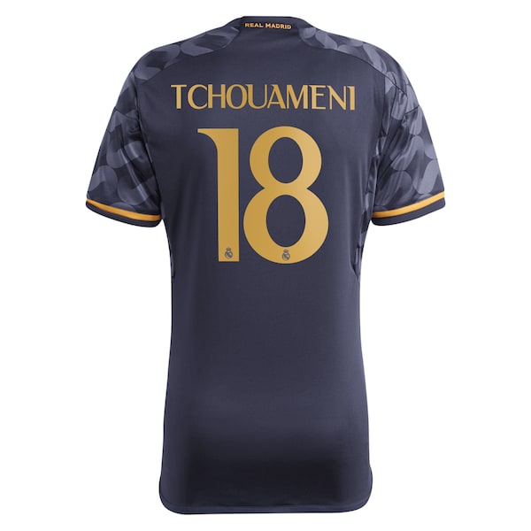 Aurélien Tchouaméni Los Merengues adidas 2023/24 Away Replica Player Jersey - Navy/White