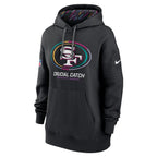 San Francisco 49ers Nike Women's 2024 NFL Crucial Catch Club Pullover Hoodie - Black