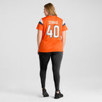 Justin Strnad Denver Broncos Nike Women's Team Game Jersey -  Orange