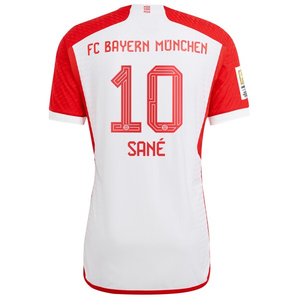 Leroy Sané Bayern Munich adidas 2023/24 Home Authentic Jersey - White/Black