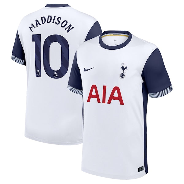 James Maddison Tottenham Hotspur Nike 2024/25 Home Replica Player Jersey - White