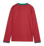 Portugal National Team Puma Youth 2026 Home Replica Long Sleeve Jersey - Red