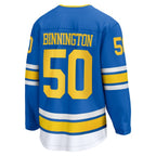 Jordan Binnington St. Louis Blues  Home Breakaway Player Jersey - Blue/White/Royal