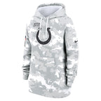 Indianapolis Colts Nike Women's 2024 Salute To Service Club Fleece Pullover Hoodie - Arctic Camo