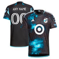Minnesota United FC adidas 2024 Starry Night Authentic Custom Jersey - Black