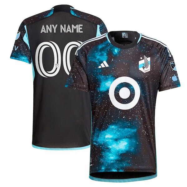 Minnesota United FC adidas 2024 Starry Night Authentic Custom Jersey - Black
